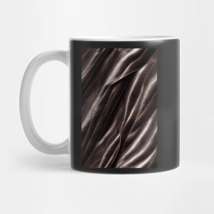 Black Imitation leather, natural and ecological leather print #4 Mug